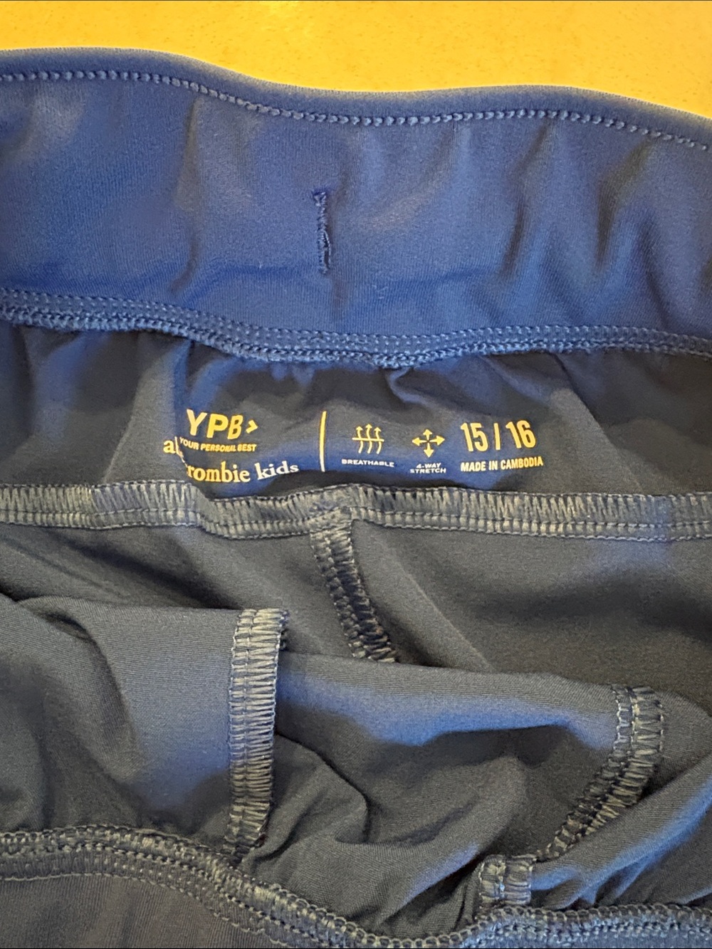 Abercrombie & Fitch Boy’s Royal Blue Athletic Shorts - Picture 3 of 3